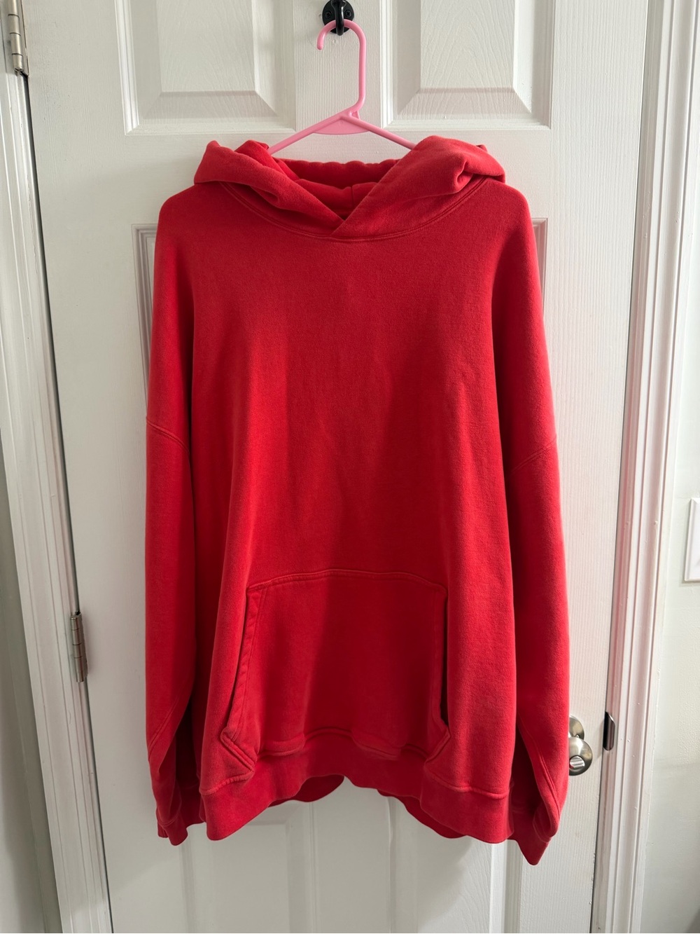 Abercombie Fitch AF  Red Essentials Pullover Hoodie XL X Large